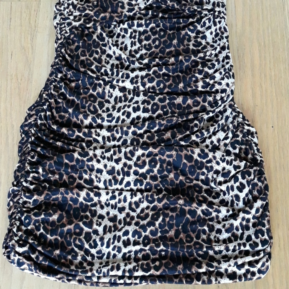 Bebe Ruched Mini Dress - Picture 3 of 8